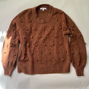 Madewell Brockton Bobble Sweater in Coziest Yarn XXS
